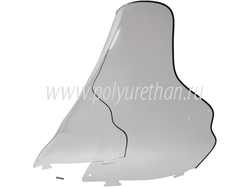 Стекло ветровое для снегохода увеличенное (высота 60см, толщина 3мм, МПК) 50-44-41013P