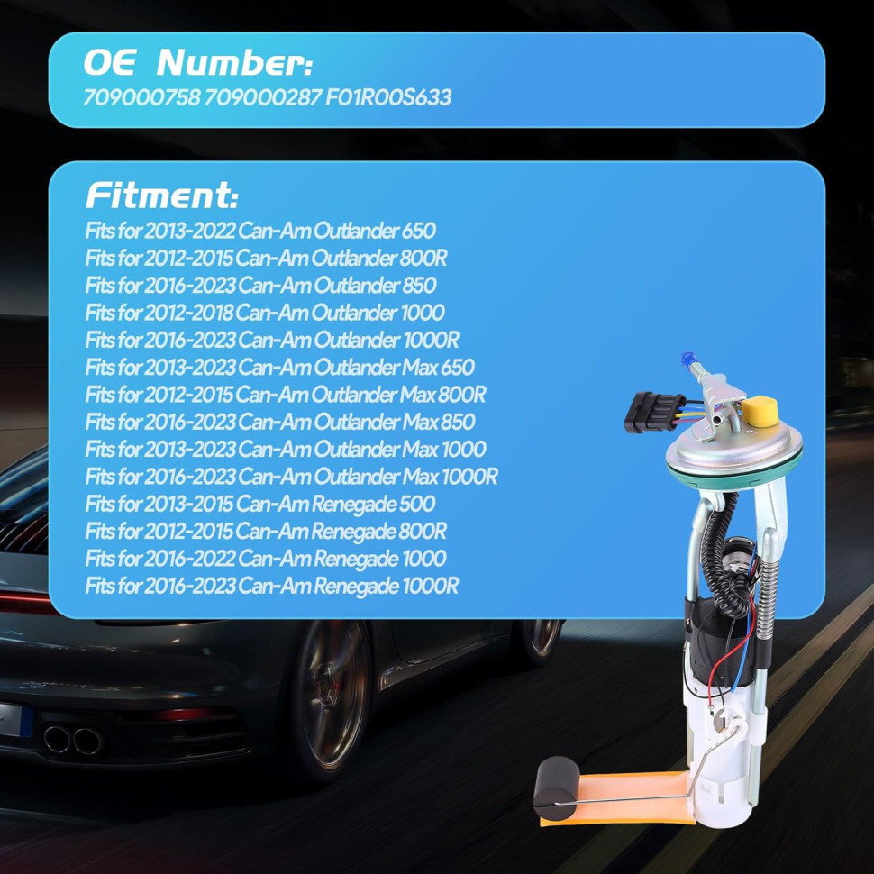 Бензонасос в сборе  с поплавком для квадроцикла CanAm Outlander, Renegade G1/G2 709000194 703500766, 709000287, 709000461, 709000362, 709000759, 709000662, 709000270, 709000194  FP92 FP92