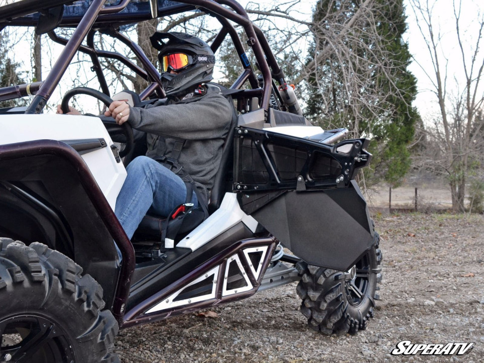 Нижние половинки дверей SuperATV для Polaris RZR - 1000 и TURBO DOOR-P-RZR1K-002-B1-00 2879509