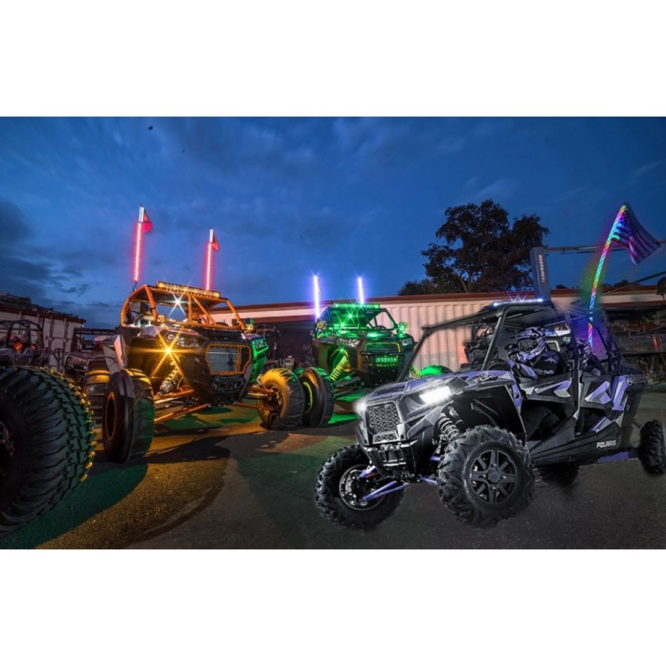 Спиральный флагшток 150см светодиодные для UTV /квадроцикла Rider Lab ZS81915 ZS81915