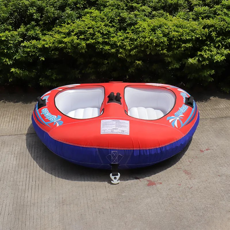 Ватрушка плюшка водный тюбинг двойная RiderLab TWIN2 170х175x30см RL-TWIN2