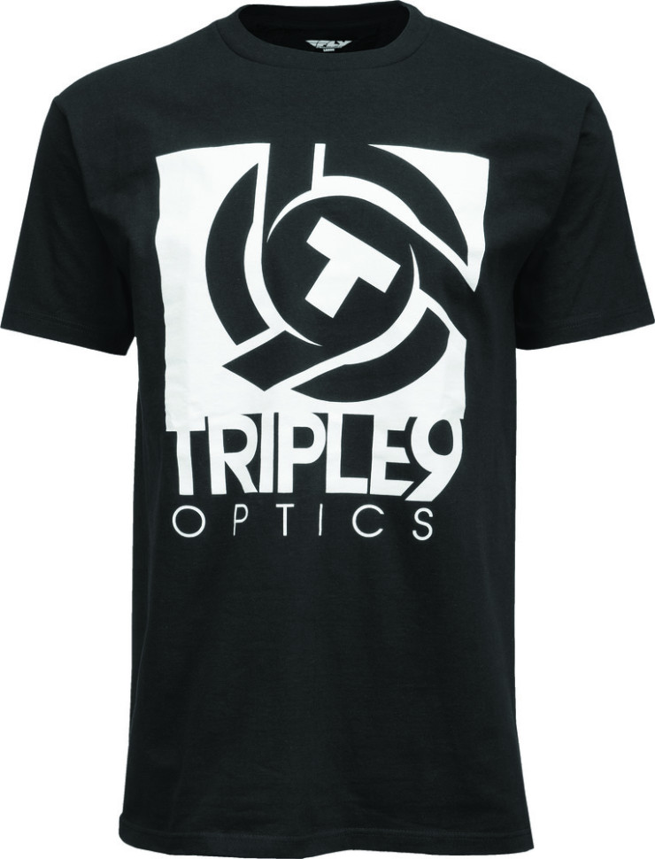 Футболка TRIPLE 9 logo tee черная 37-2722 Размер M