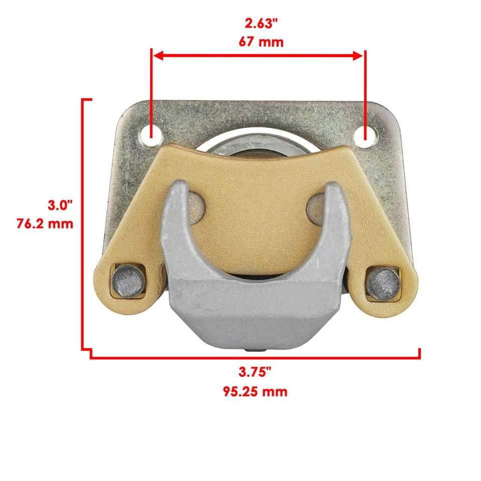 🔧 Суппорт тормозной задний левый для квадроциклов Polaris RZR 4 / Ranger / Ace (2010-2023) 1911612 / 1912028 1911612N