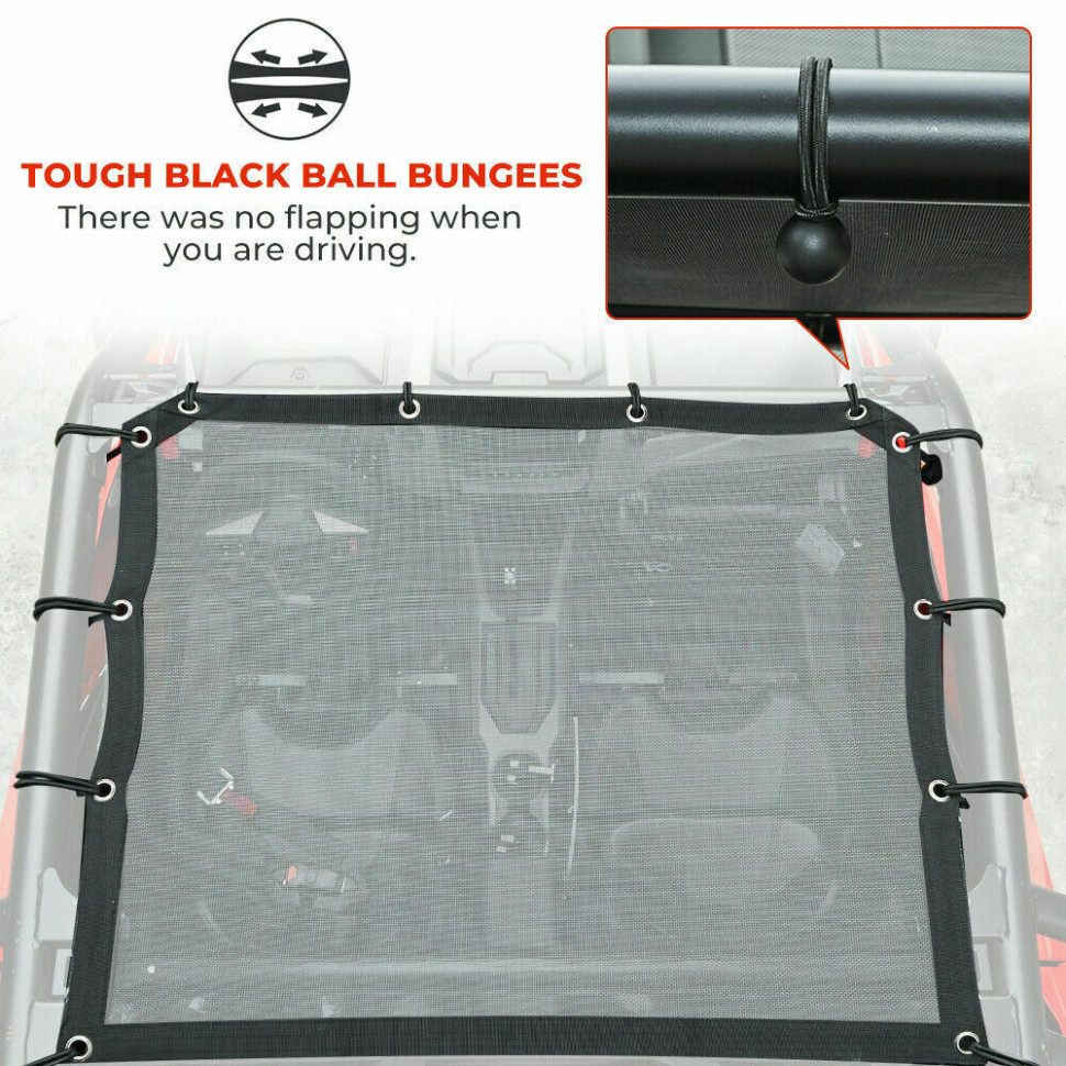 Крыша тканевая Kemimoto для Polaris RZR PRO XP 2020+ B0112-01301BK