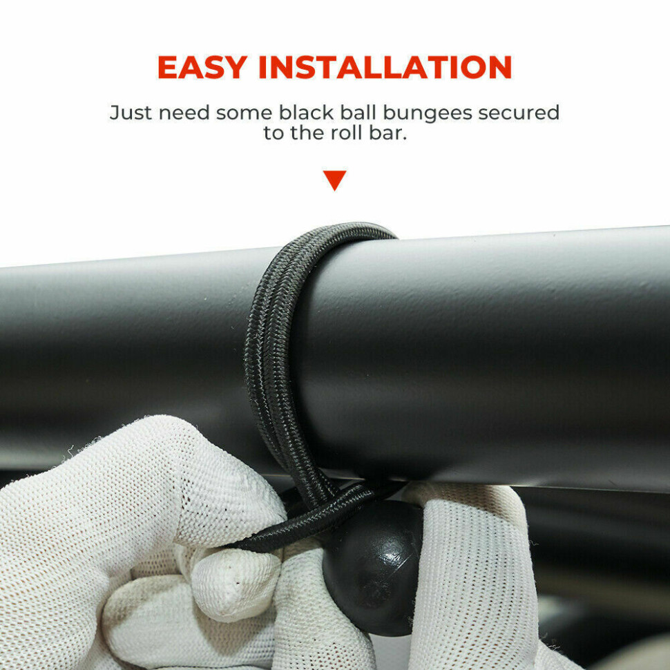 Крыша тканевая Kemimoto для Polaris RZR PRO XP 2020+ B0112-01301BK