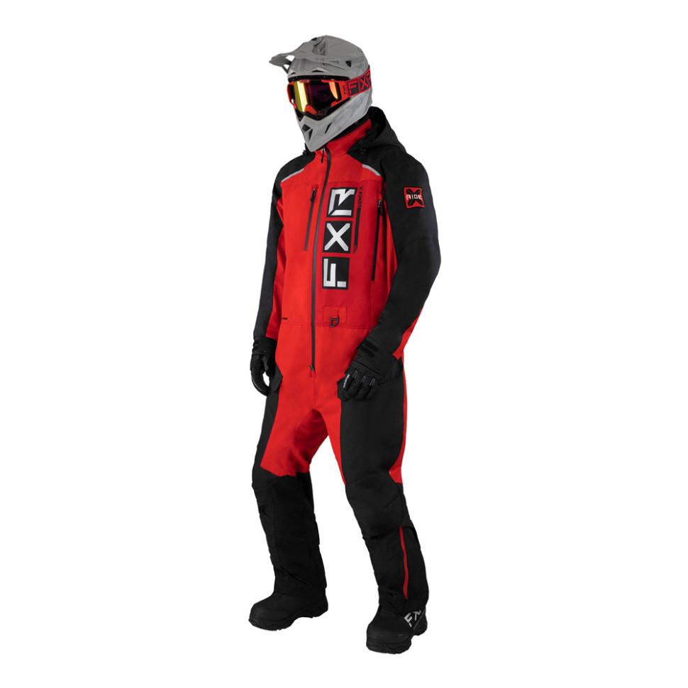 Комбинезон FXR Recruit (Black Red) F.A.S.T. с утеплителем 232813-1020 Размер M