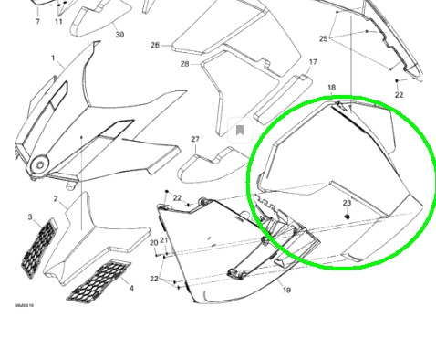 SILVER LH PANNEL 517304057