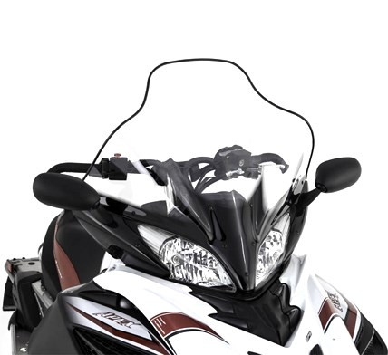 Стекло высокое оригинальное для снегохода Yamaha Apex 2011-2014г. LARGE WINDSHIELD ASS SMA-8HG96-30-BK