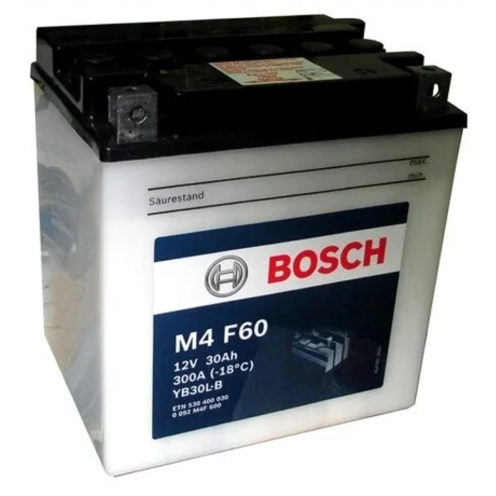 Аккумулятор для квадроцикла /снегохода 30A Arctic Cat 0445-081 /BRP 278001882 /Polaris 4010630 /31023000 /0092M4F600 /YIX30L-BS /YTX30L-BS Bosh 0092M4F600 0092M4F600