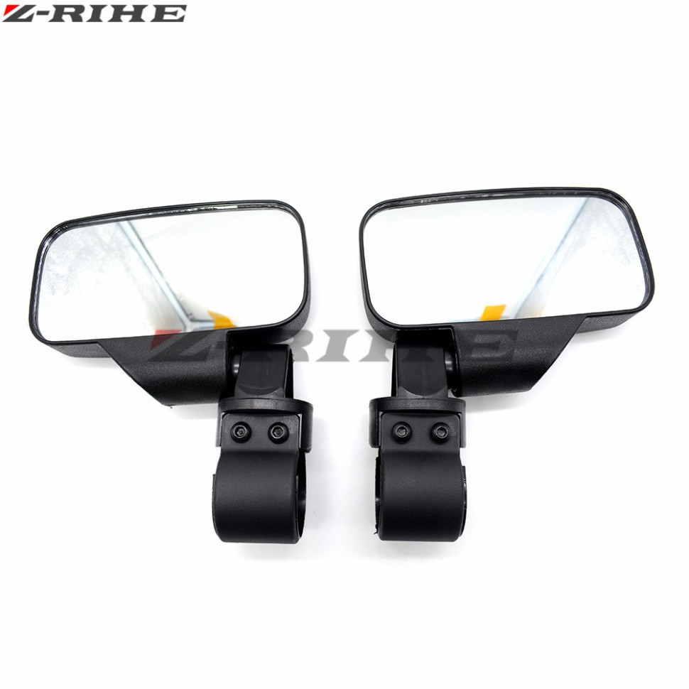 Зеркала для UTV прямоугольные для трубы 1,75" и 2" Can-Am /Polaris /Yamaha /ATV /Honda RM099CA /FTVMI017 RM99