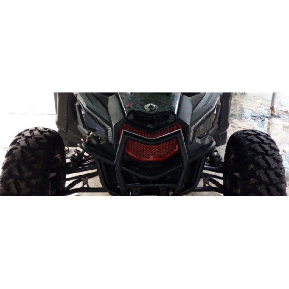 Решетка радиатора стальная  Can-Am Maverick X3 2017+ красная GR099CA GR099CA
