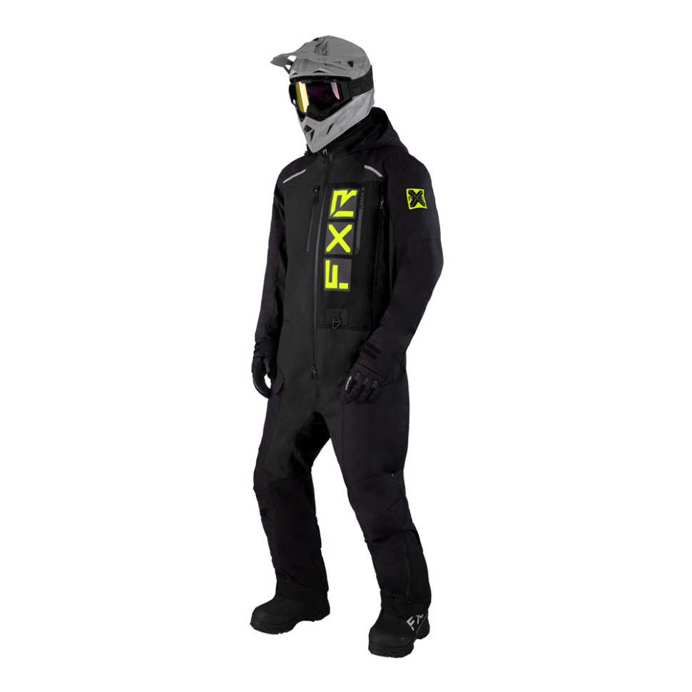 Комбинезон FXR Recruit (Black HiVis) F.A.S.T. с утеплителем 232813-1065 Размер M