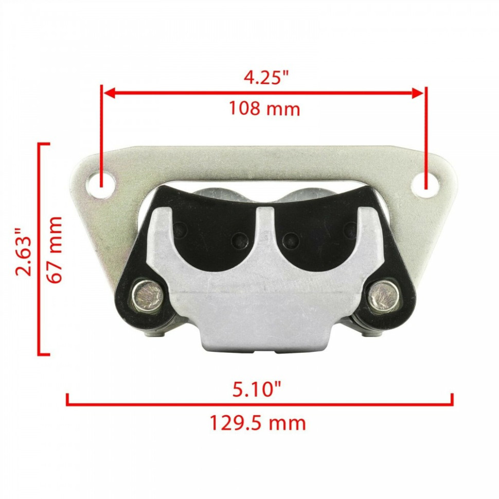 Передний левый тормозной суппорт в сборе Polaris RZR 800/570 1911186 /1911529 /CR169CA CR169CA