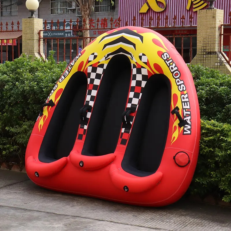 Ватрушка плюшка водный тюбинг тройная RiderLab UFO3 195х185x85см RL-UFO3