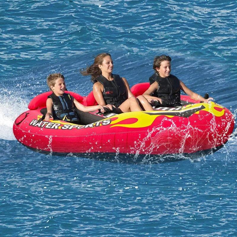 Ватрушка плюшка водный тюбинг тройная RiderLab UFO3 195х185x85см RL-UFO3