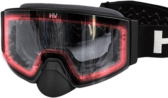 Снегоходные очки с подогревом HeatVue Dual Night Vision (прозрачная линза) w/c HB-20A-clear-w/c