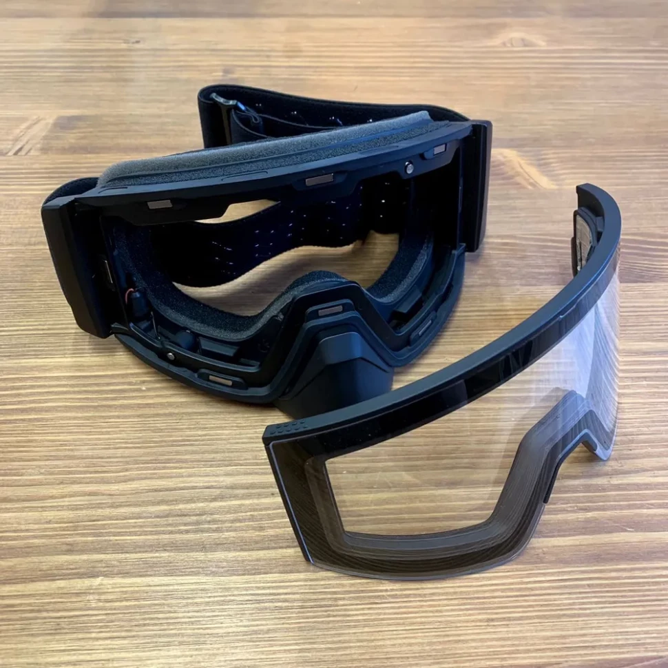 Снегоходные очки с подогревом HeatVue Dual Night Vision (прозрачная линза) w/c HB-20A-clear-w/c