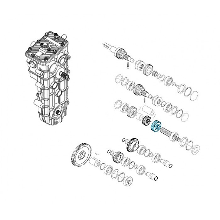 Шестерня КПП снегохода BRP 156051-29 875156051, 875156276, M875156051, M875156276