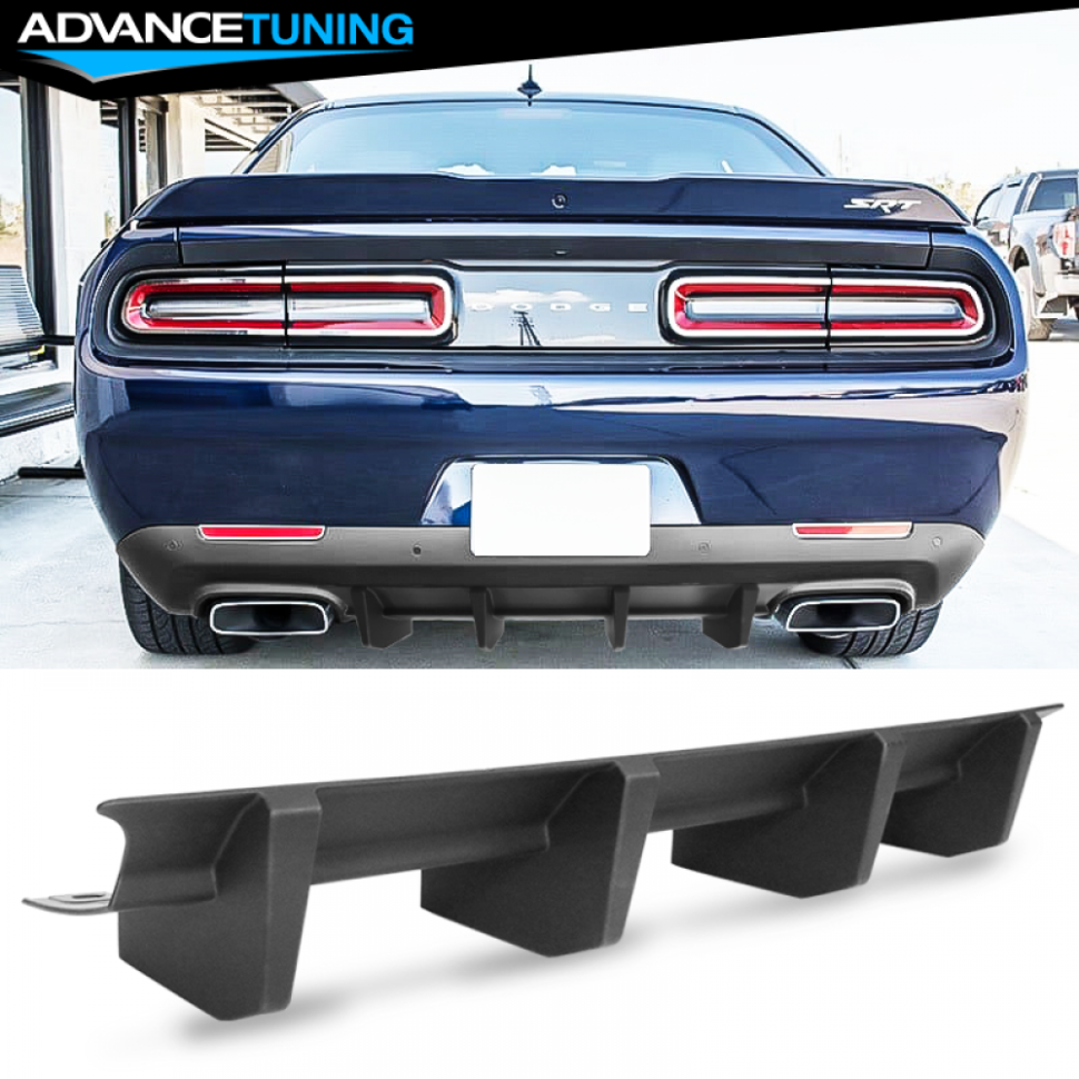 Задний диффузор бампера Dodge Challenger 3.6 SXT /GT /SXT Plus 2015+ RRLIP100 RRLIP100