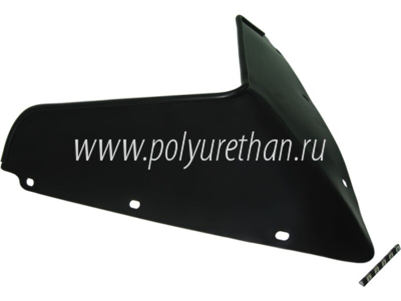 Стекло ветровое для снегохода Polaris RUSH 2011-тонированное (высота 18см, толщ.3мм, акрил) 50-44-4483b 5437511; 5438278; 5438298