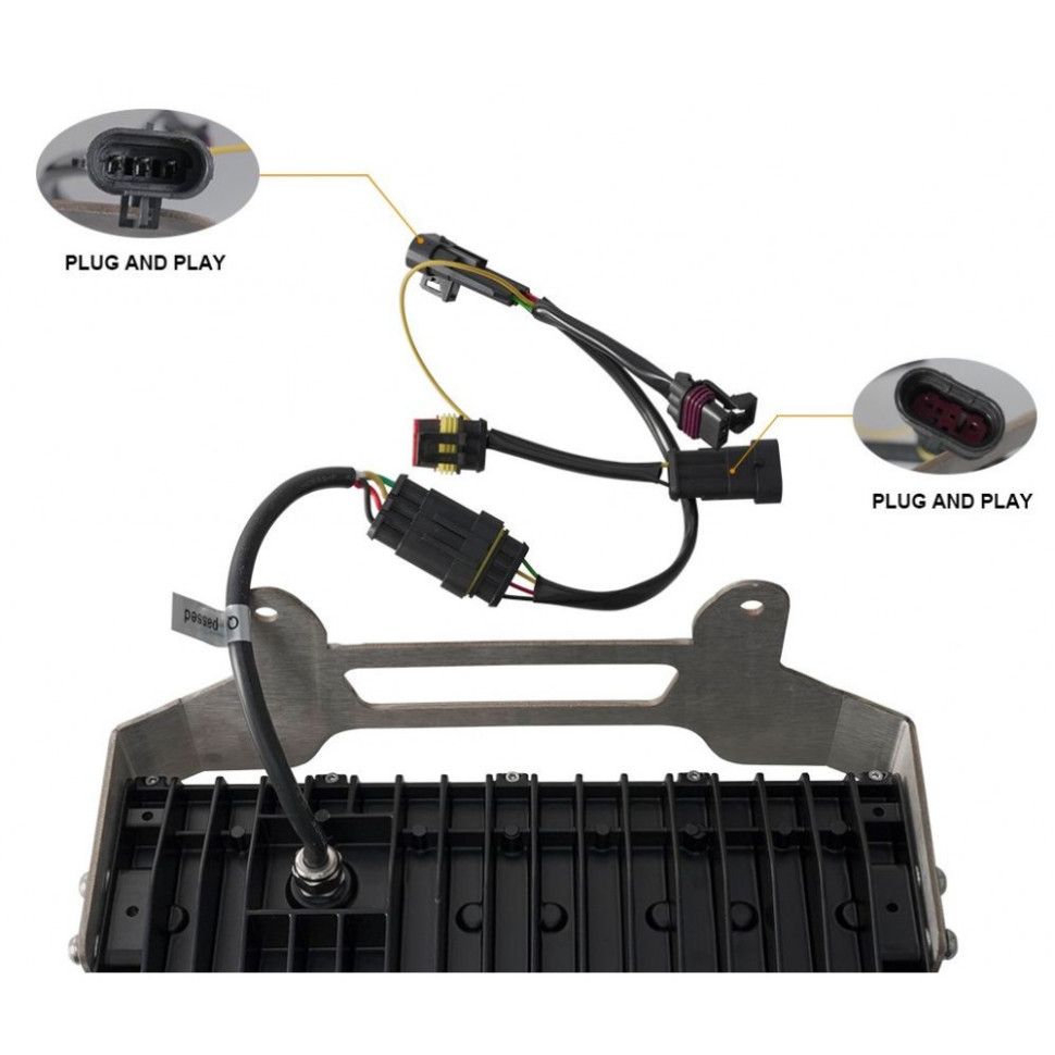 Светодиодная RGB оптика 25см с креплением для квдроцикла BRP Can-Am Maverick X3 FL-200 FL-200