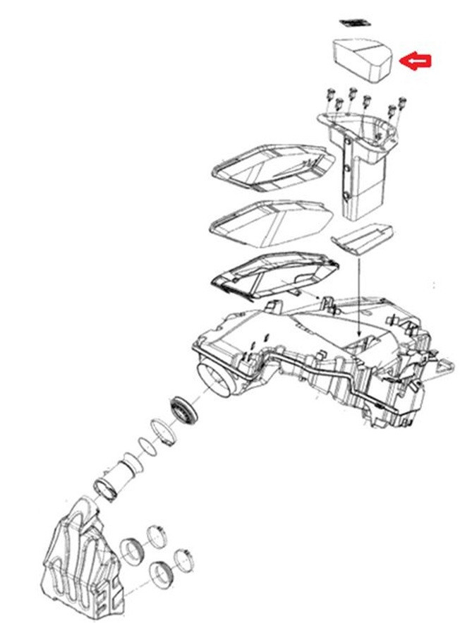 Фильтр впуска Ski Doo SM-07554 508000634