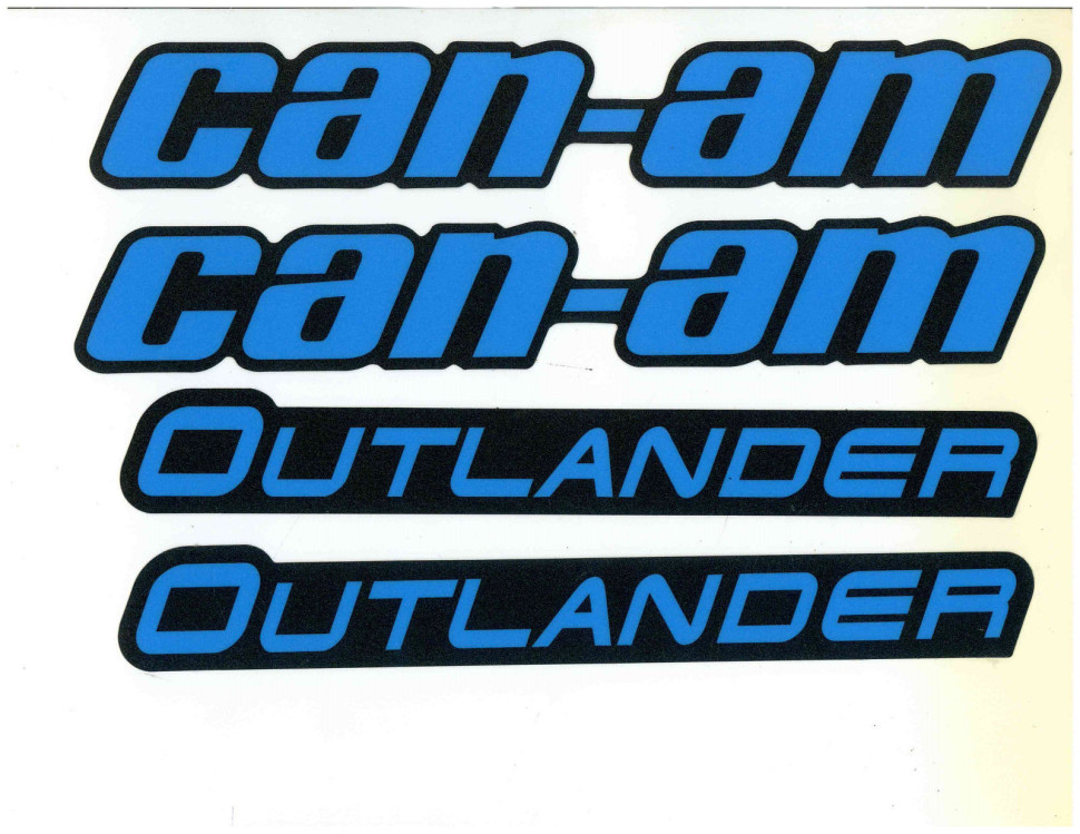Наклейки расширителей арок Can Am BRP Digital Blue 704905101 704905101