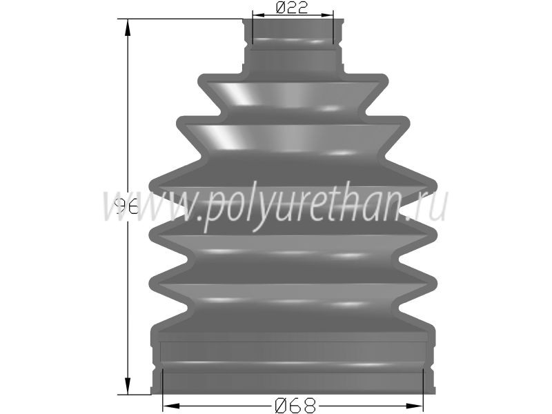 Пыльник ШРУСа внешнего 50-05-002-71 28P-2510G-00