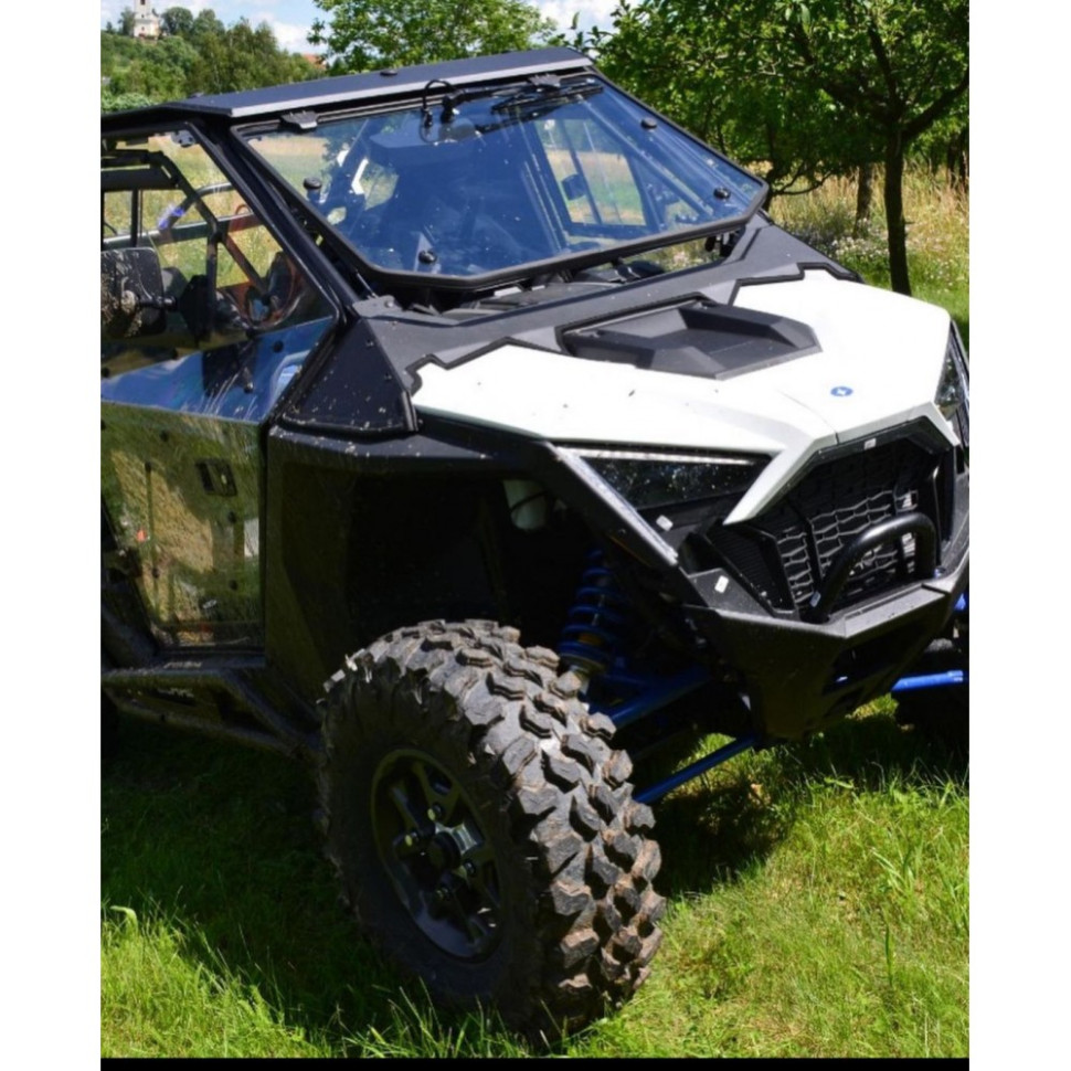 Стекло откидное полное триплекс с дворником и омывателем для Polaris RZR PRO XP 2020+ DFK-WS-PROXP DFK-WS-PROXP