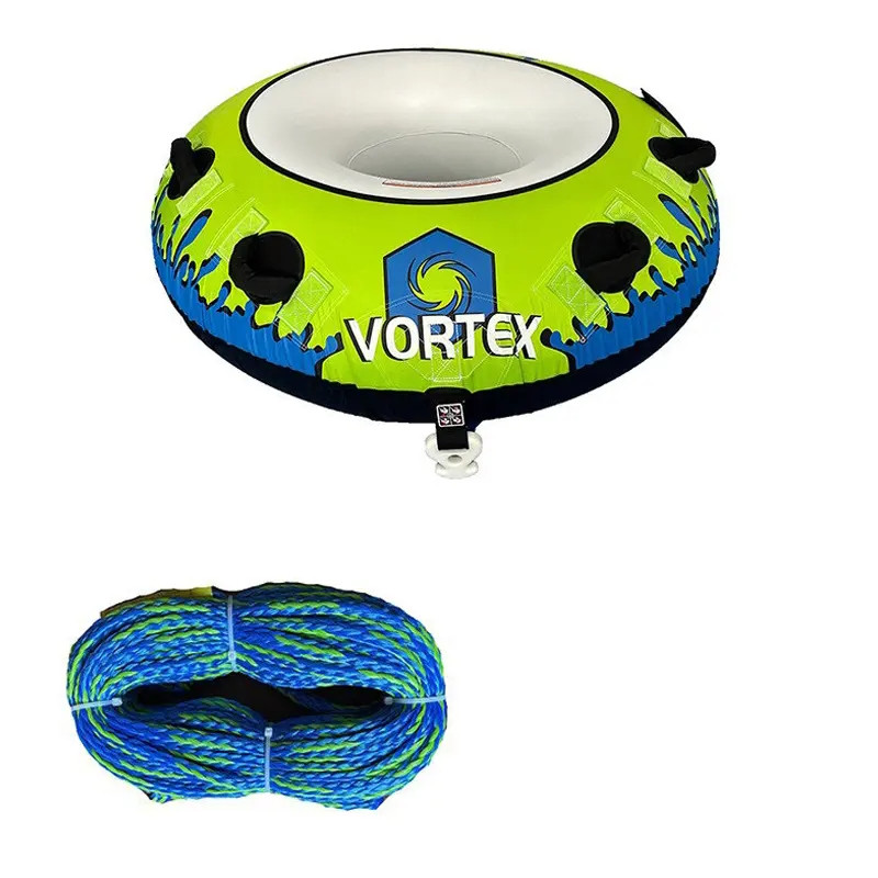 Ватрушка плюшка водный тюбинг одиночная ChargeSharks Vortex 122х40см CS-VORTEX1