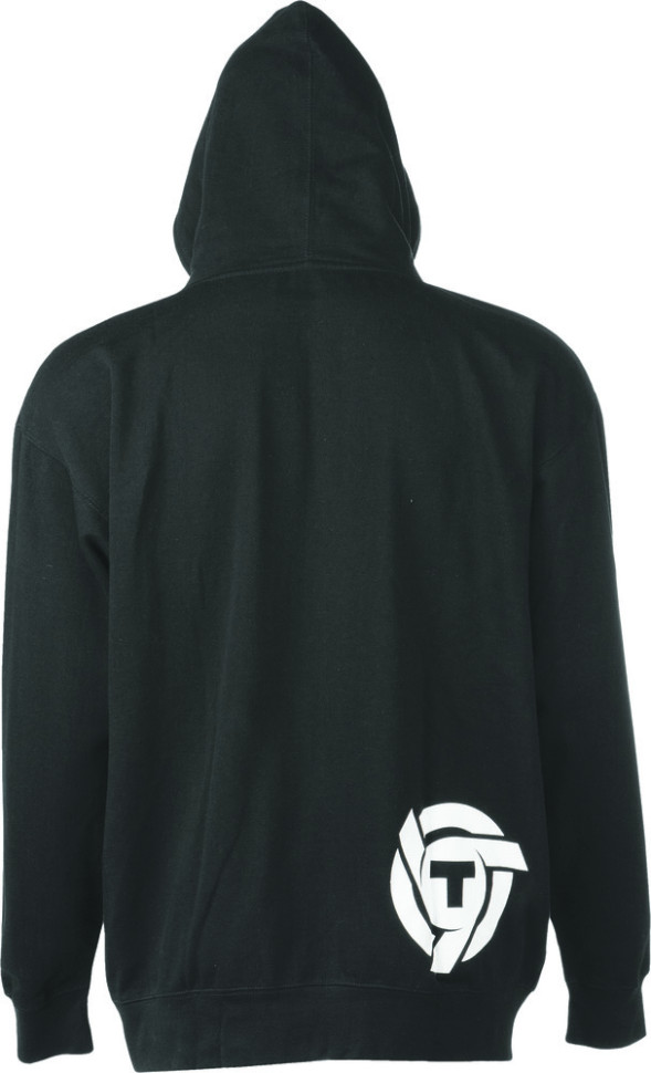 Толстовка TRIPLE 9 logo zip hoody цвет черный 37-2740 Размер L