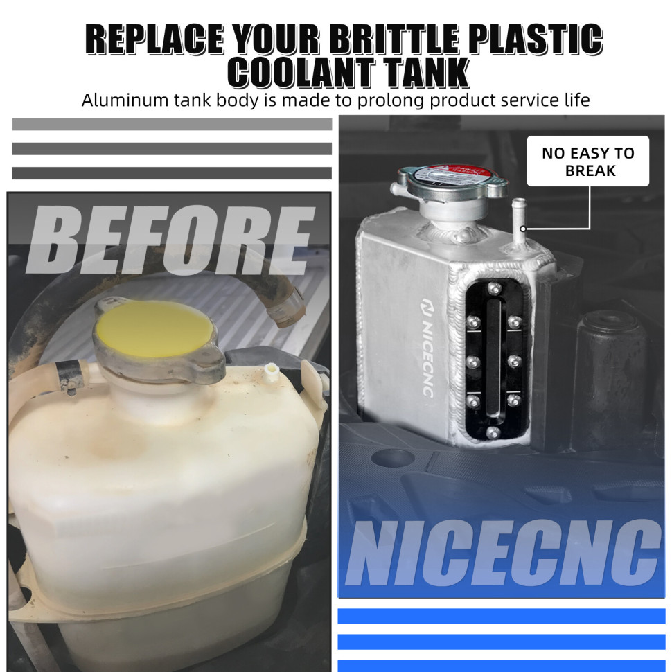 Расширительный бачок усиленный со смотровым окном для CanAm Defender / Maverick 709200412 709200998 709201323