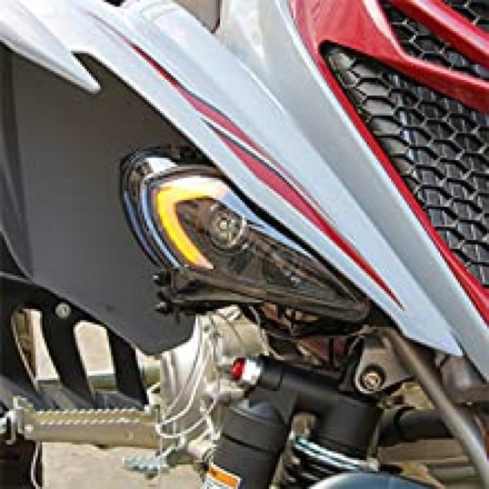 Комплект тюнинговых диодных фар с поворотниками Yamaha Raptor 700/350 /YFZ450 /Wolverine 450/350 5TG-84110-00-00 /5TG-84110-01-00 /5TG-84110-02-00 /5TG-84110-03-00 + 5TG-84310-00-00 /5TG-84310-01-00 /5TG-84310-02-00 /5TG-84310-03-00 Kemimoto B0801-02401CL