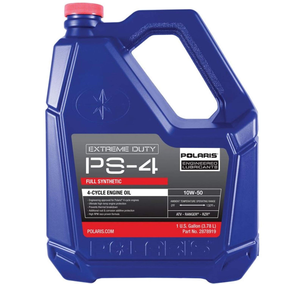Масло моторное оригинальное 10w50 Polaris PS-4 Extreme Duty 4литра 2878919 2878919
