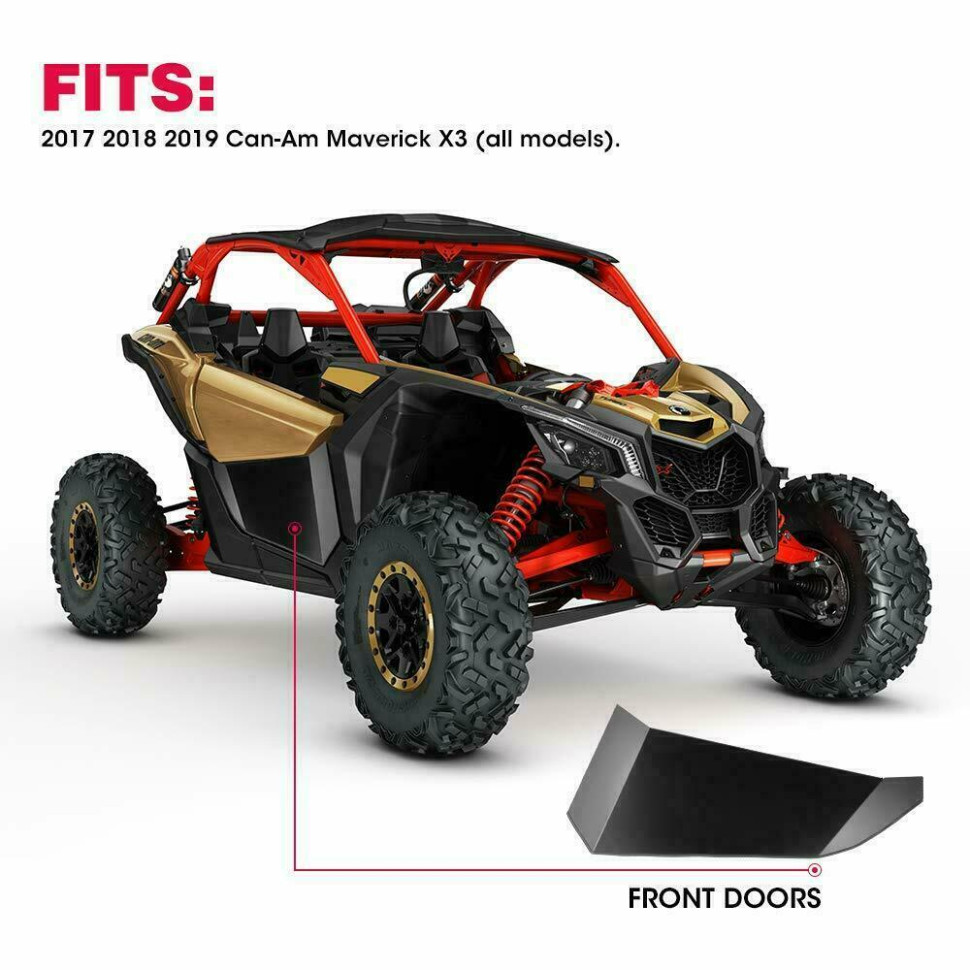 Нижние полудвери для Can-Am Maverick X3 Kemimoto FTVDI009 FTVDI009