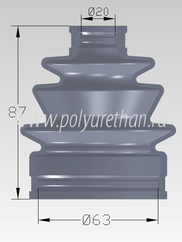 Пыльник ШРУСа внутреннего 50-05-001-71 28P-2510H-00