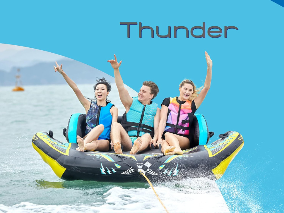 Ватрушка тройная ChargeSharks Thunder 188x287х40см CS-Thunder3
