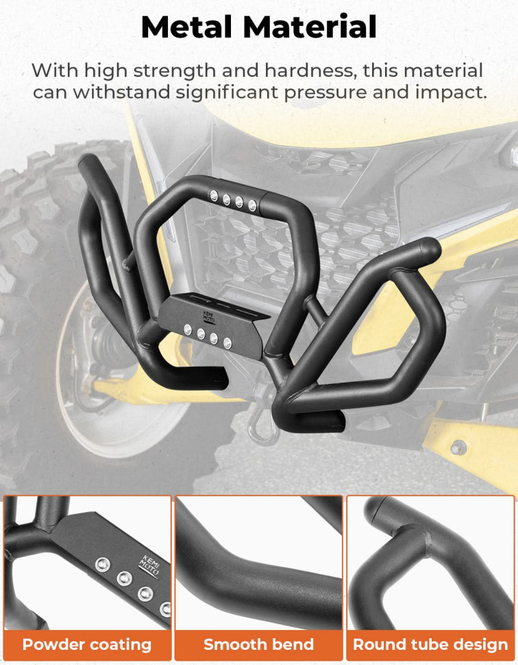 Передний спортивный бампер для квадроциклов Can-Am Maverick R / R MAX (2024-2026)  715007311 / 715007691 / 715010008 B0101-04609