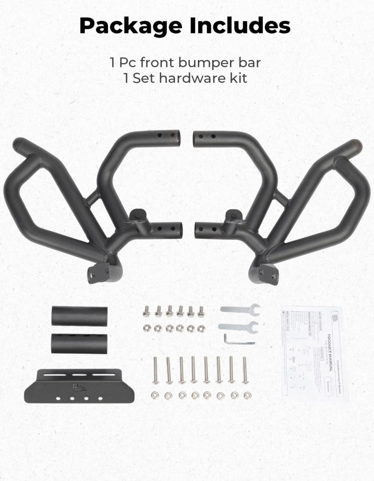 Передний спортивный бампер для квадроциклов Can-Am Maverick R / R MAX (2024-2026)  715007311 / 715007691 / 715010008 B0101-04609
