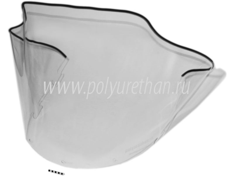 Стекло ветровое для снегохода (высота 46см, толщина 2мм, МПК) 50-44-432Pc 	5435044