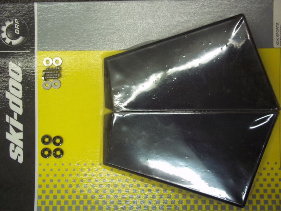 Боковые нижние дефлекторы снегохода Ski-Doo MXZ / Renegade / GTX 500SS / Summit / Grand Touring / Freeride / c платформой REV XP / 860200087 Черные