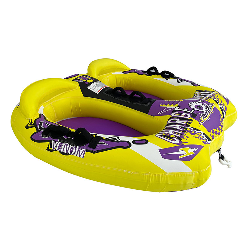 Ватрушка плюшка водный тюбинг двойная ChargeSharks Vemon 165x158 CS-Vemon2