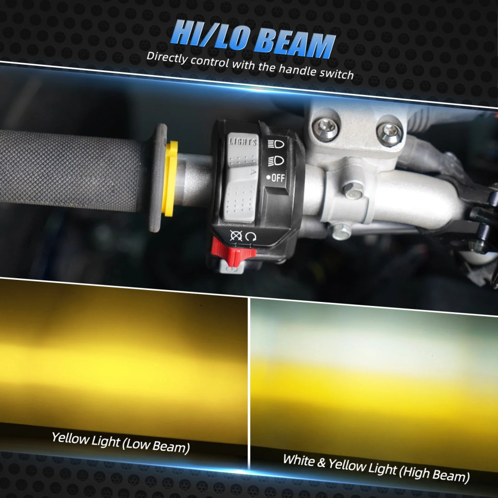 Светодиодные фары головного света Work Lights для квадроцикла Yamaha Raptor 700 / 700R 1PE-F1513-01-00, 1PE-F1514-01-00, 3131136601