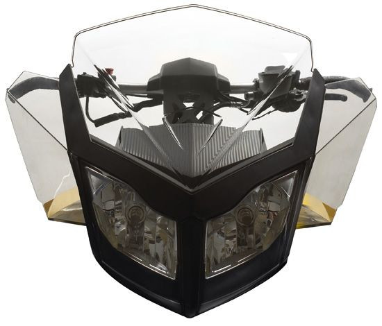 Стекло ветровое 57см Ski-Doo Rev XP SUMMIT /MXZ 07-19 860200478 /517304395 /860200225 /517303608 /12-9812 50-44-413