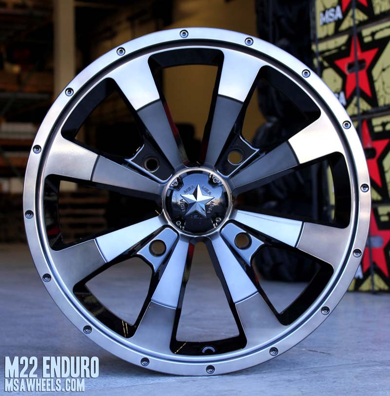 Колесные диски MSA M22 Enduro Dark Tint R16/4-137