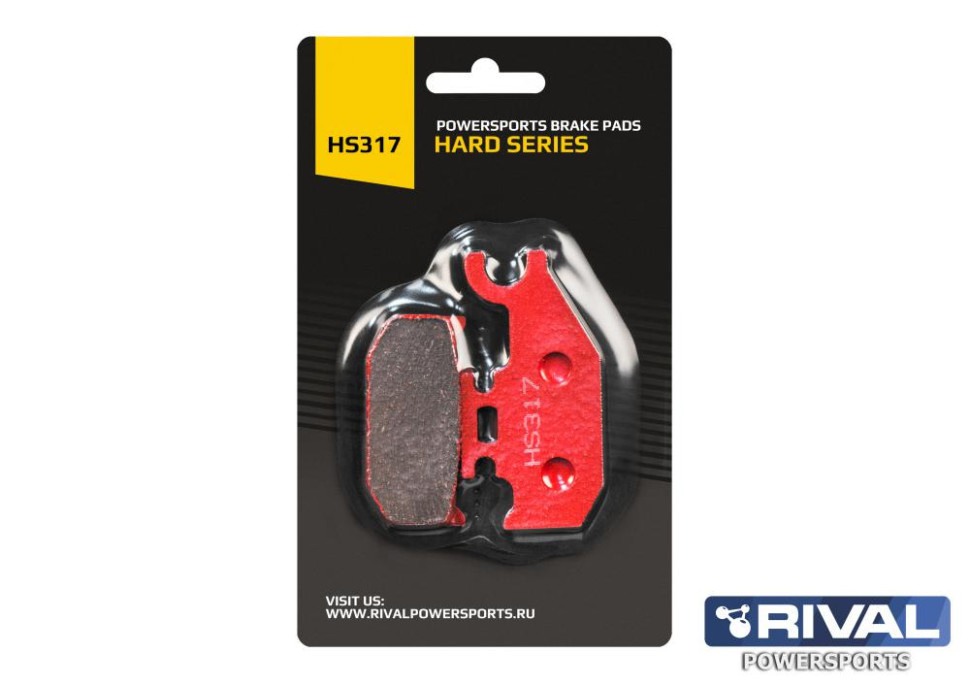 Тормозные колодки Rival Hard Series для BRP Outlander G1 705600349 705601147 FA317 HS317