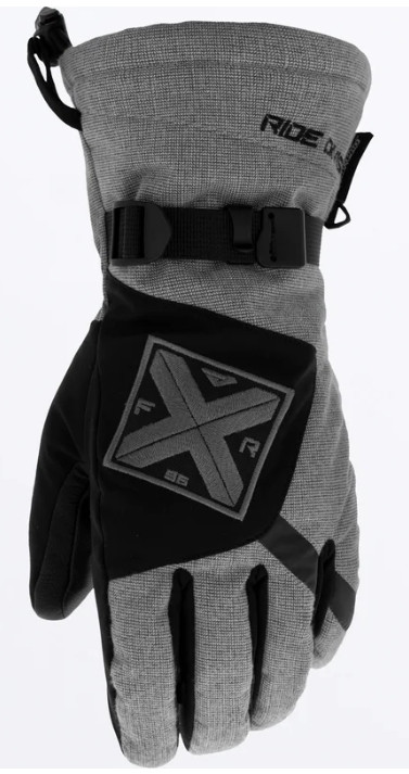 Перчатки FXR RIDGE Grey Black 230800-0510				 Размер XL