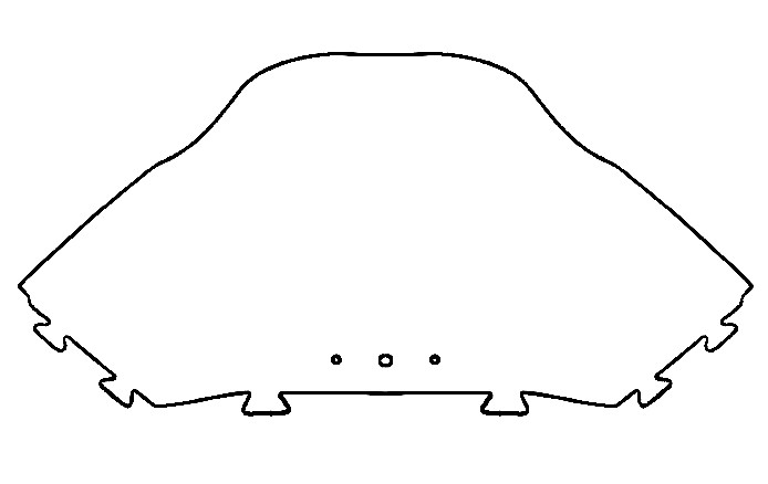 Ветровое стекло снегохода BRP/Ski-Doo Skandic 500F/600 2001-2002 M5245105/M5148234 12-9872