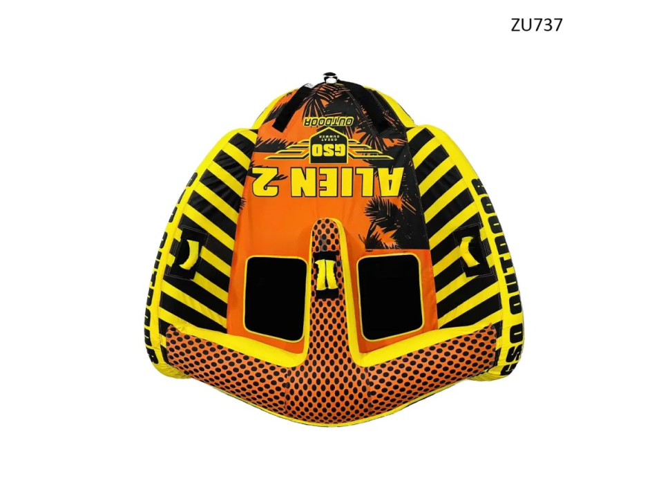 Ватрушка плюшка водный тюбинг двойная ChargeSharks Alien2 180x180x58 CS-Alien2