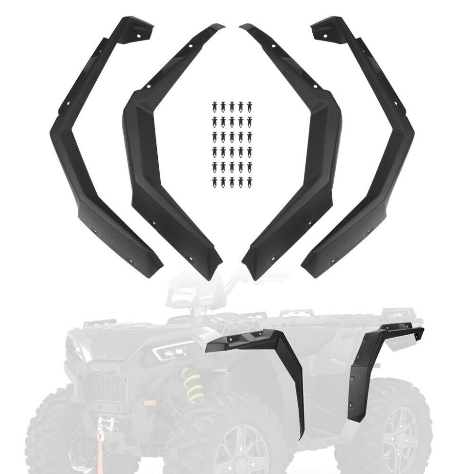 Расширители арок Kemimoto для Polaris Sportsman 850 1000 2017-2021 B0103-02001BK 2882455